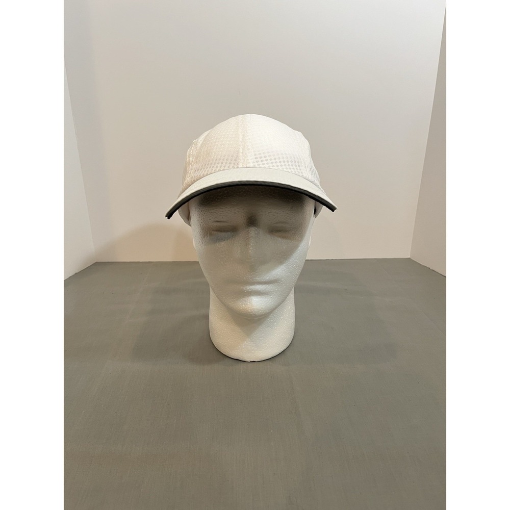 TrailHeads Running Hat Cap Women's White Race Day Mesh Panel Adjustable Hiking